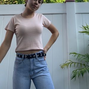 Light/bright pink brandy Melville John galt top